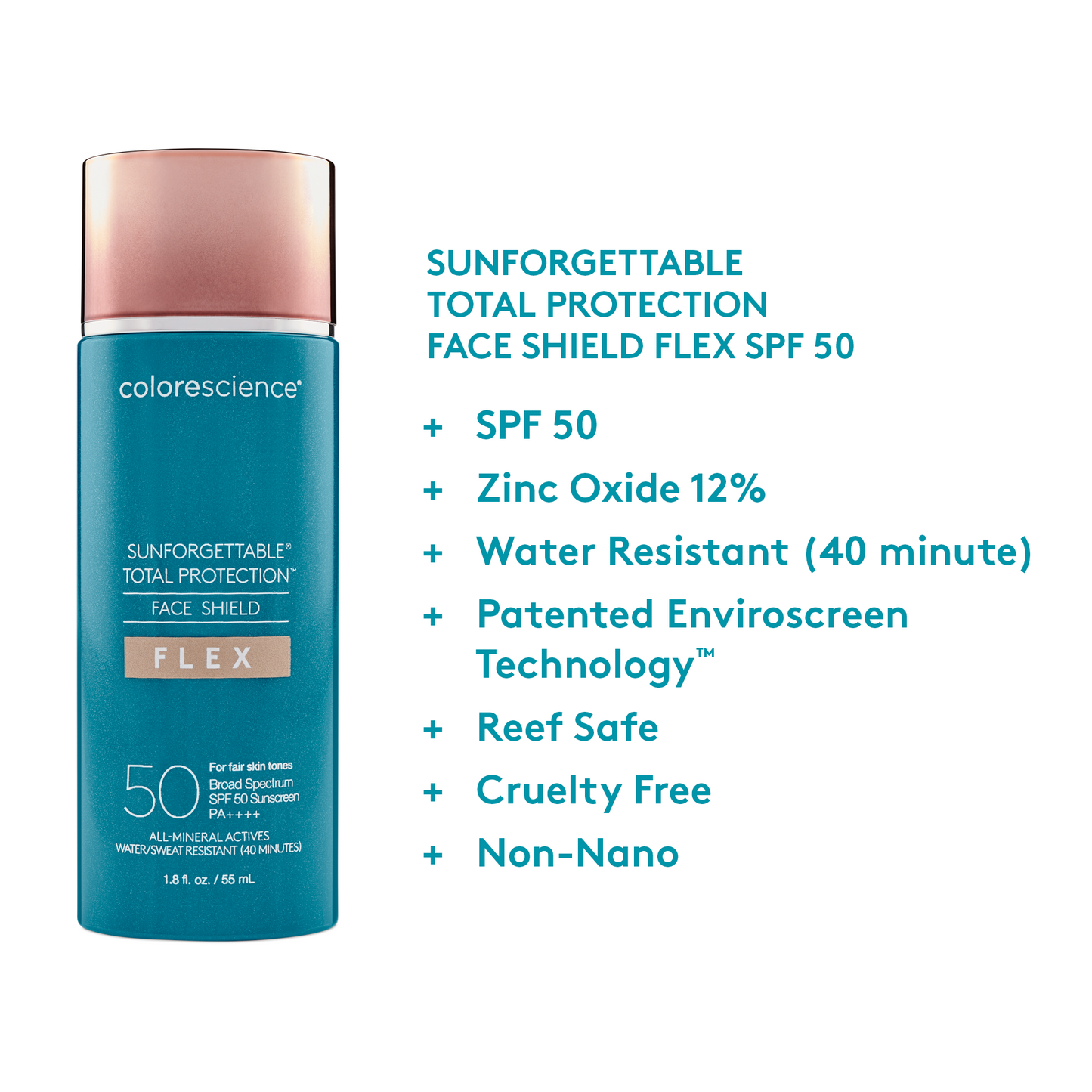 Sunforgettable® Total Protection® Face Shield Flex SPF 50 - Fair